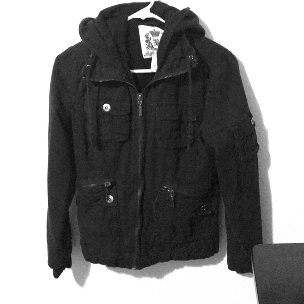 Black utility jacket